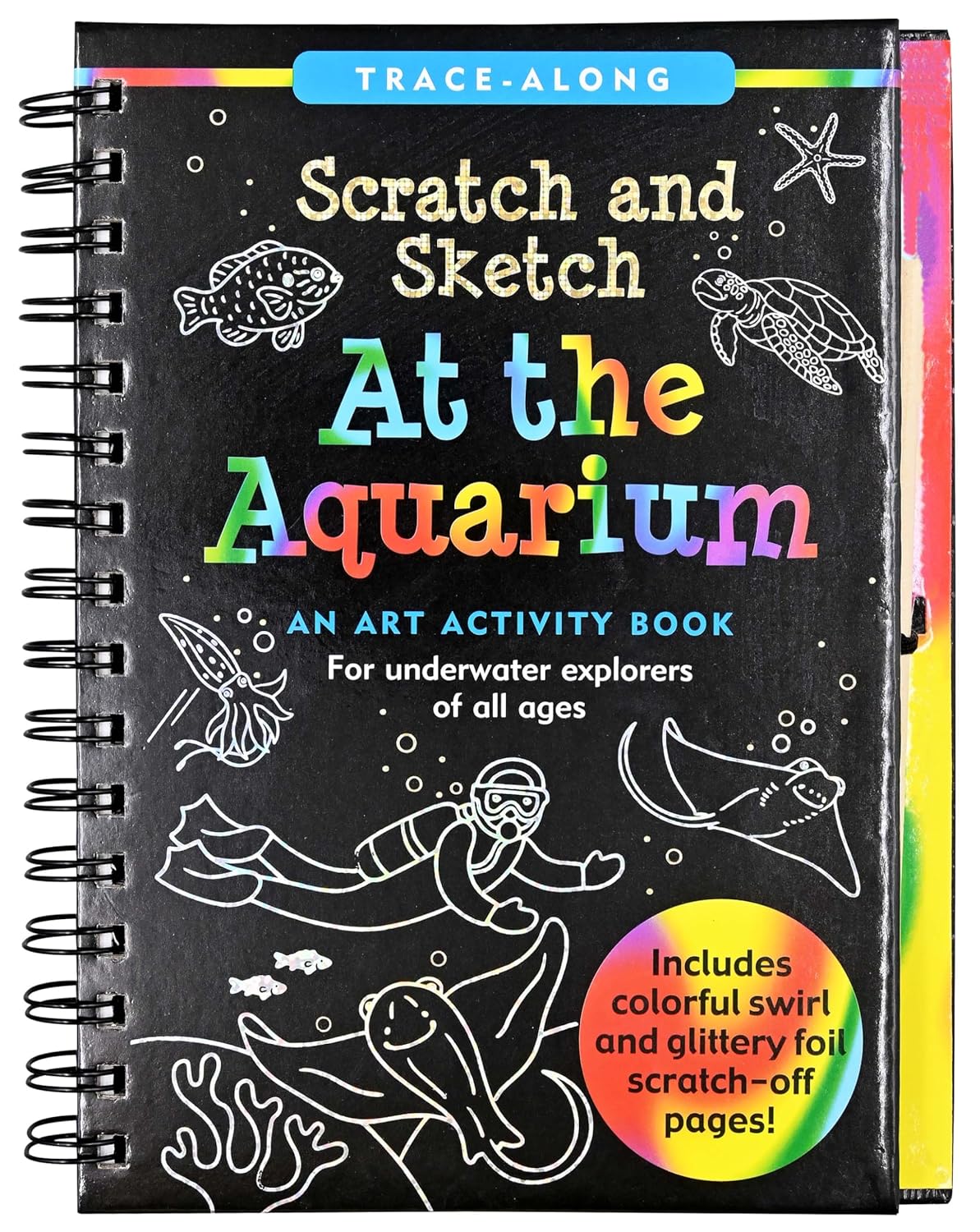 At the Aquarium Scratch and Sketch Book