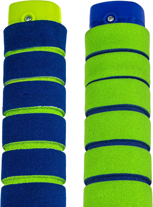 Franklin Sports NERF Proshot Hockey Sticks Toy Set Blue/Green