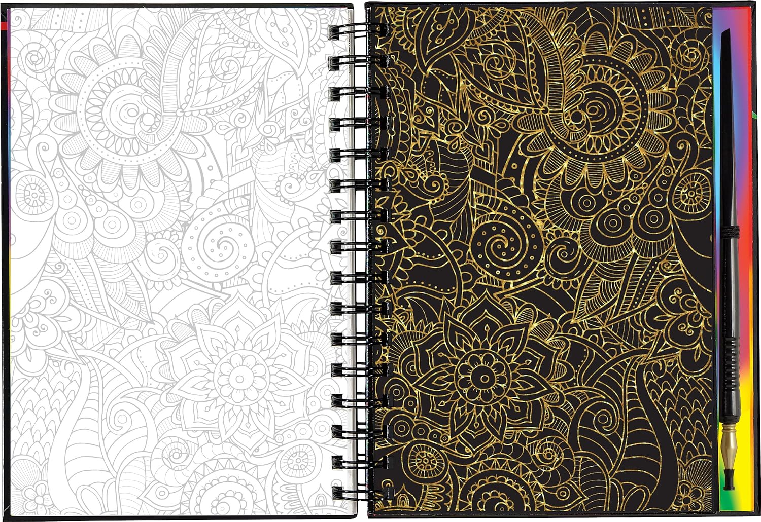 Extreme Mandalas Scratch and Sketch Book
