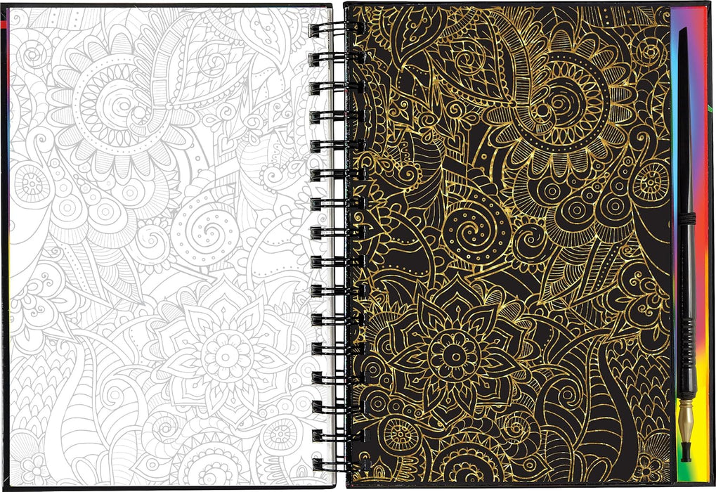 Extreme Mandalas Scratch and Sketch Book