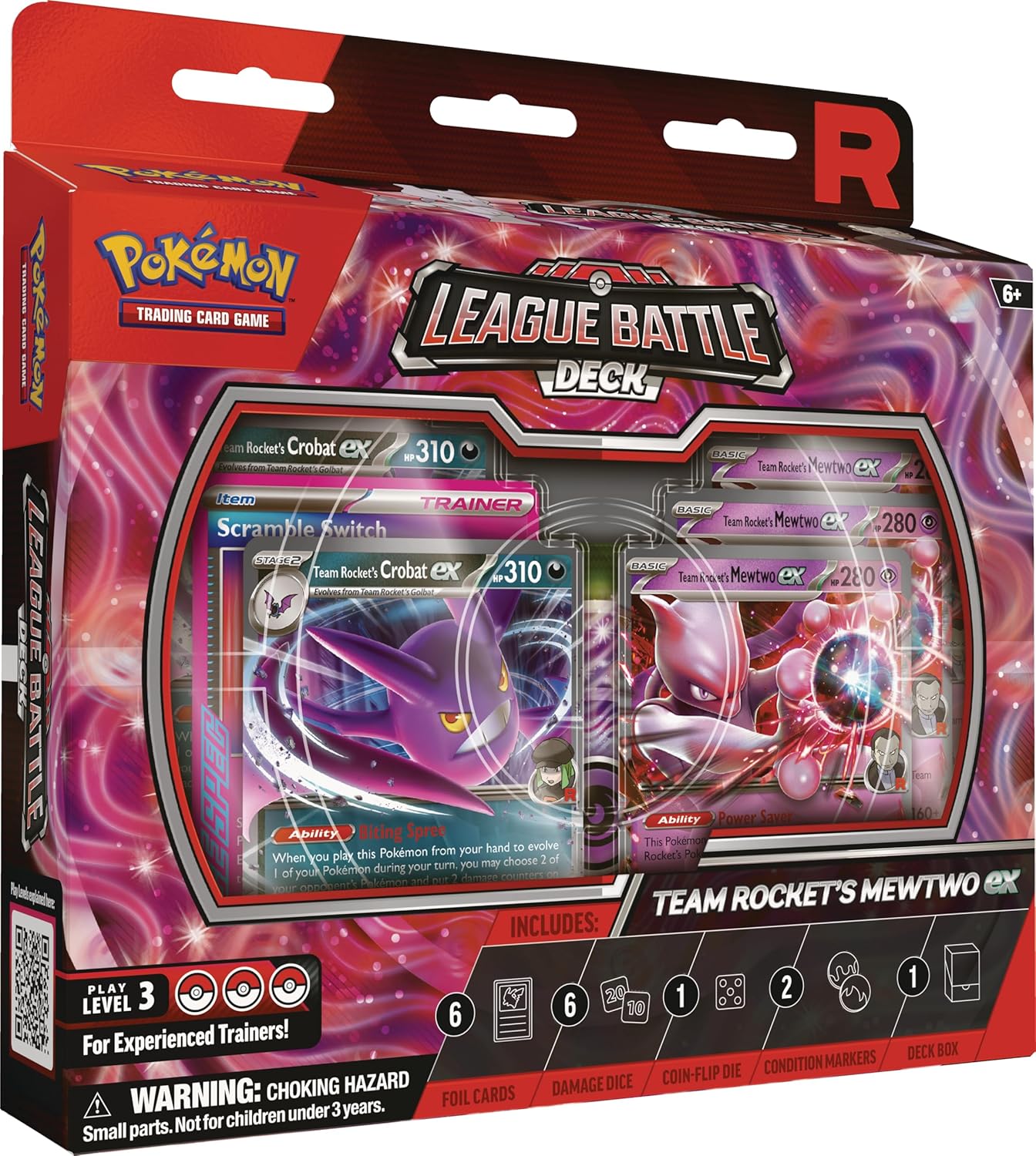 Pokémon TCG: Team Rocket’s Mewtwo ex League Battle Deck – Ready-to-Play