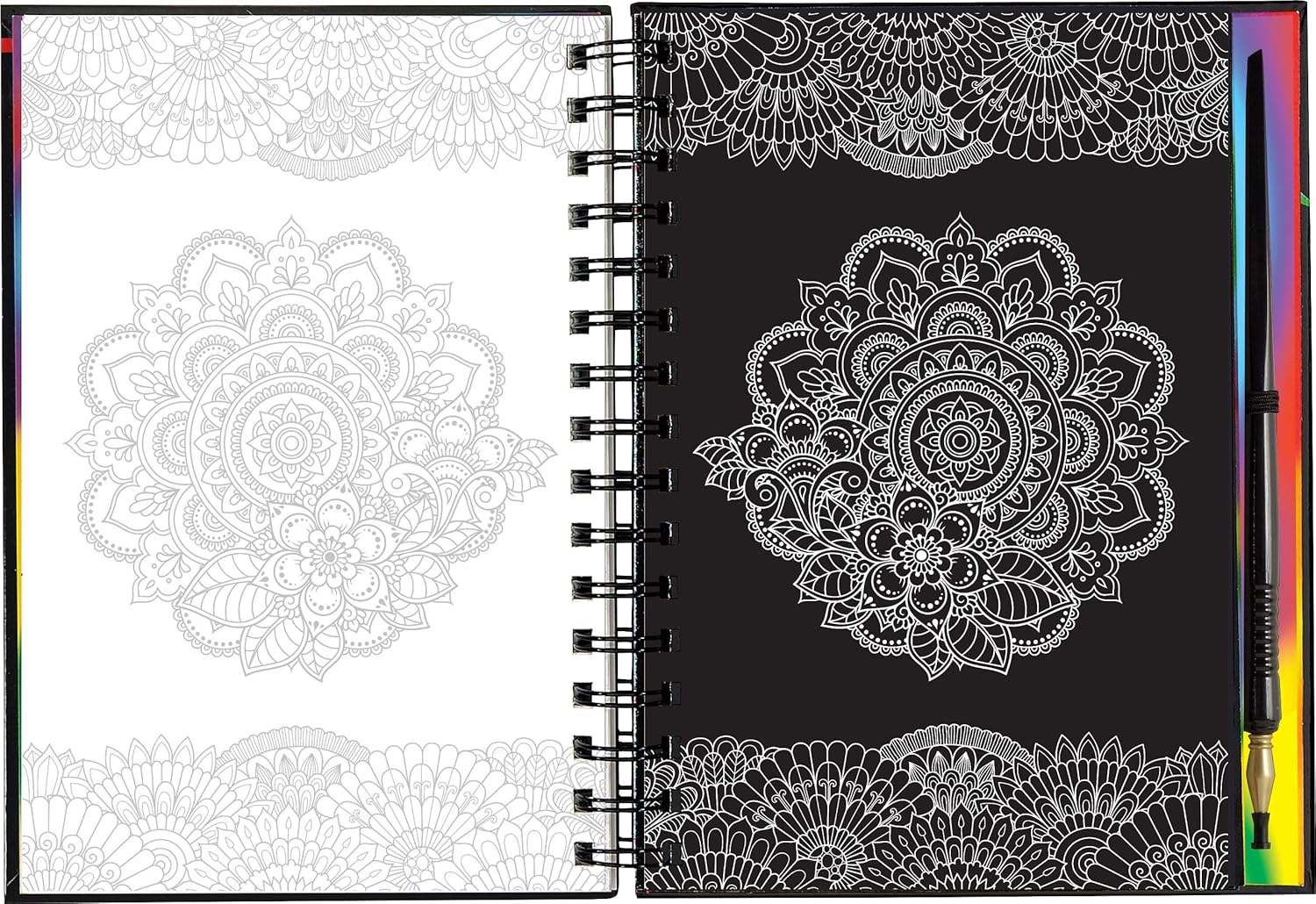 Extreme Mandalas Scratch and Sketch Book