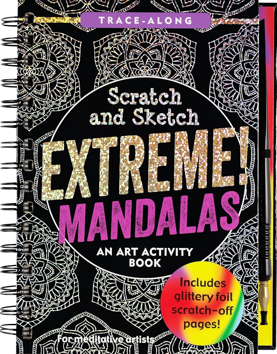 Extreme Mandalas Scratch and Sketch Book