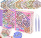 Creative 3D Sticker Scene Books: DIY House Therapy Kit for All Ages