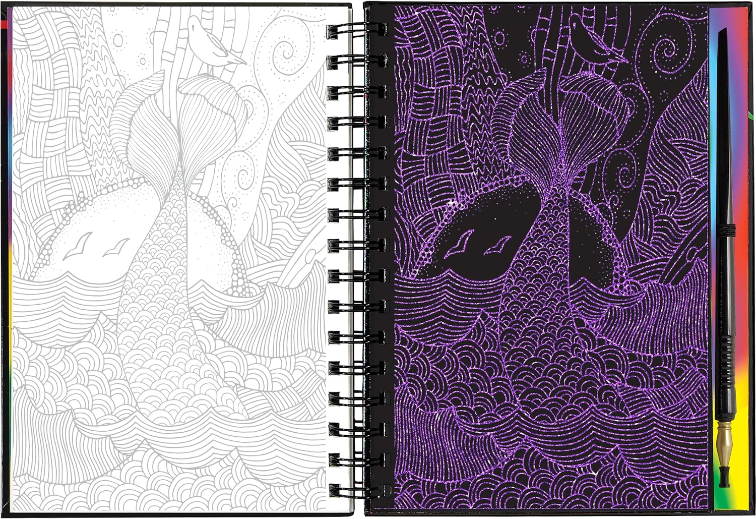 Extreme Mermaids Scratch and Sketch Book