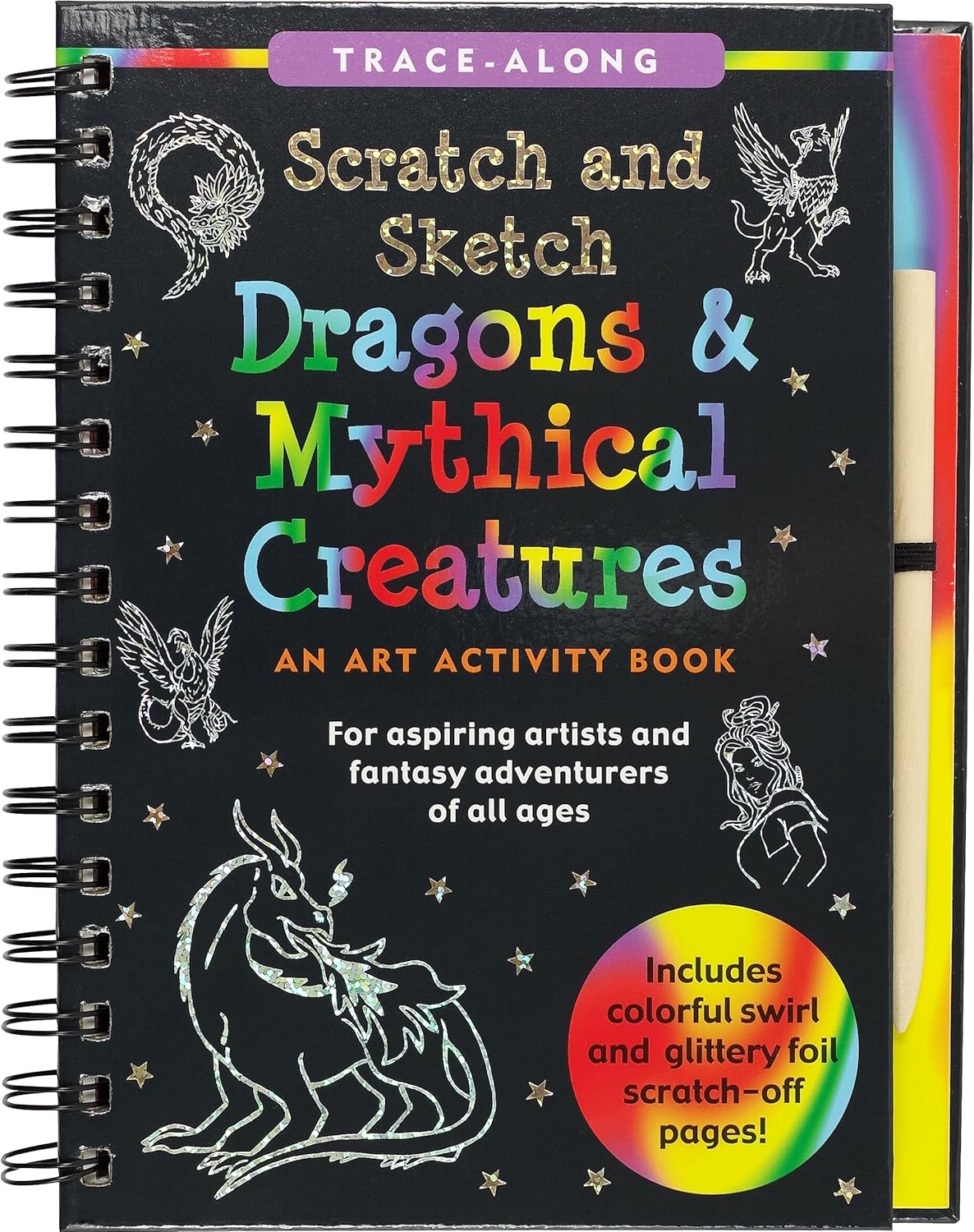 Dragons and Mythical Creatures Scratch and Sketch Book