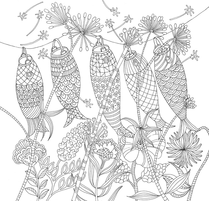 Peter Pauper Press Zen Garden Adult Coloring Book
