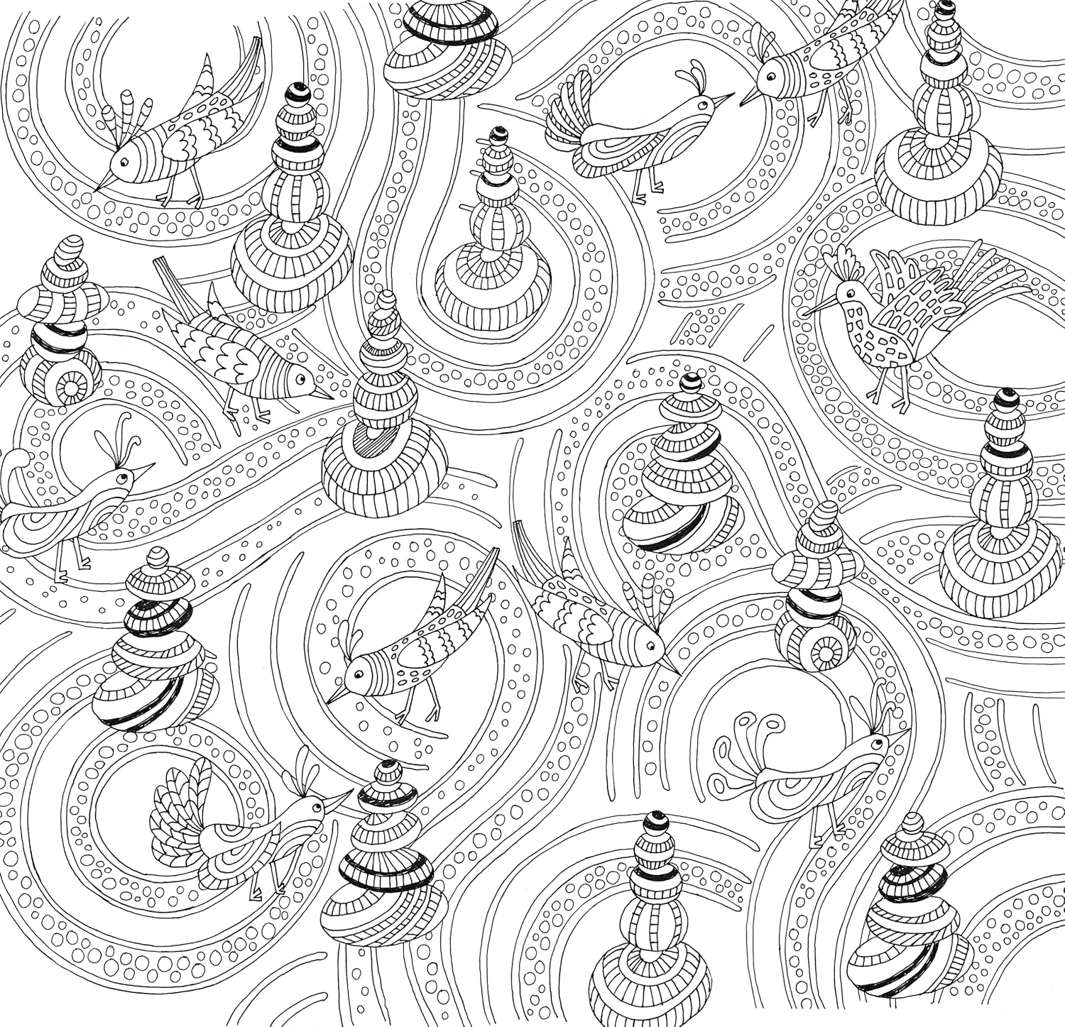 Peter Pauper Press Zen Garden Adult Coloring Book