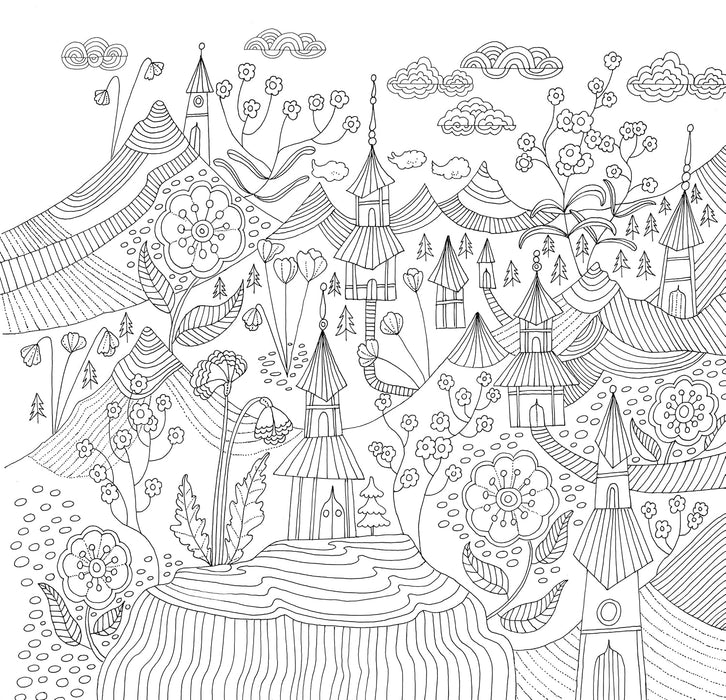 Peter Pauper Press Zen Garden Adult Coloring Book