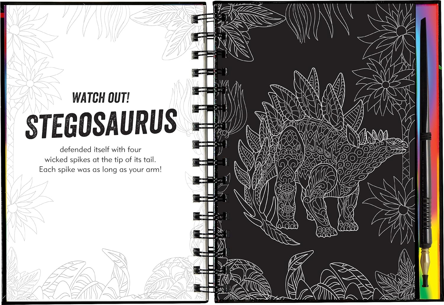 Extreme Dinosaurs Scratch and Sketch Book