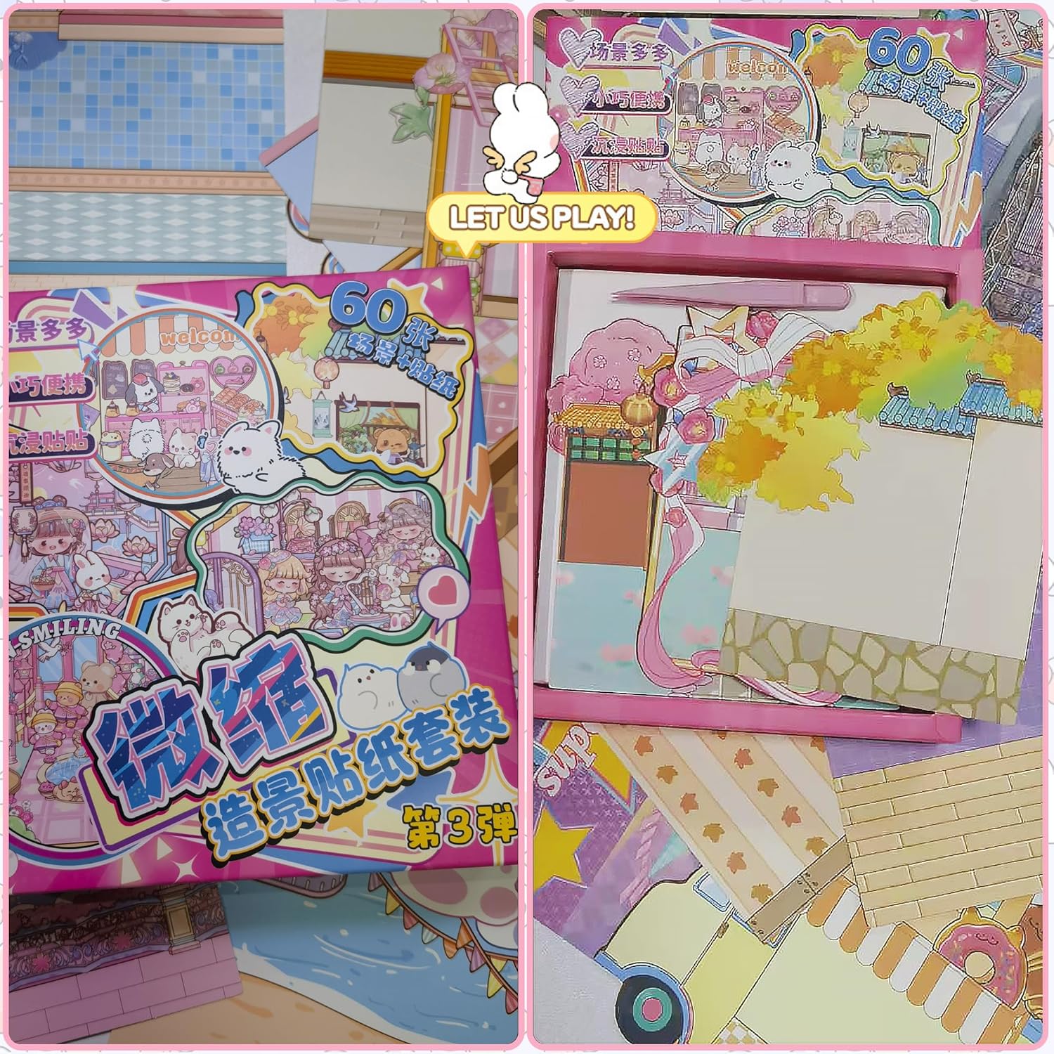 3D Sticker Scenes: Creative Stress Relief Craft Kit for All Ages