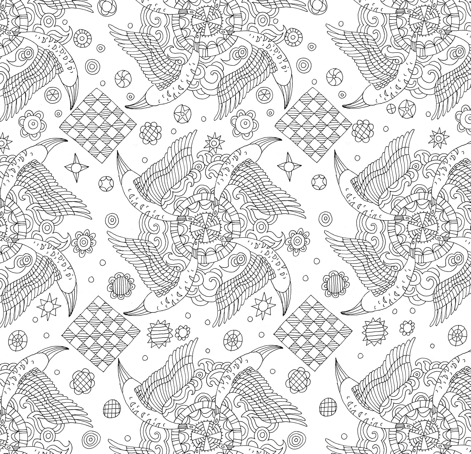 Peter Pauper Press Zen Garden Adult Coloring Book