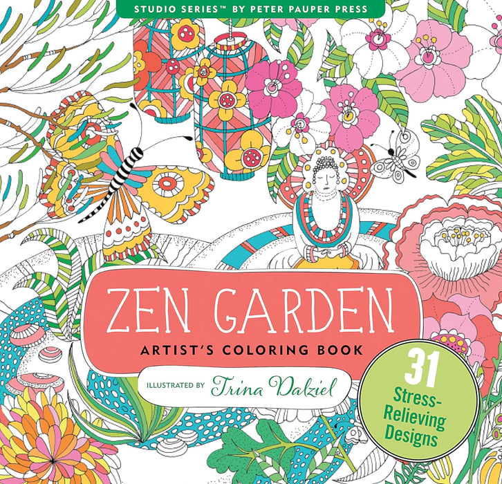Peter Pauper Press Zen Garden Adult Coloring Book
