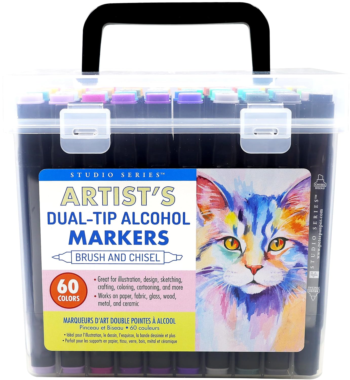 Peter Pauper Press Studio Series Dual-Tip Alcohol Marker Set