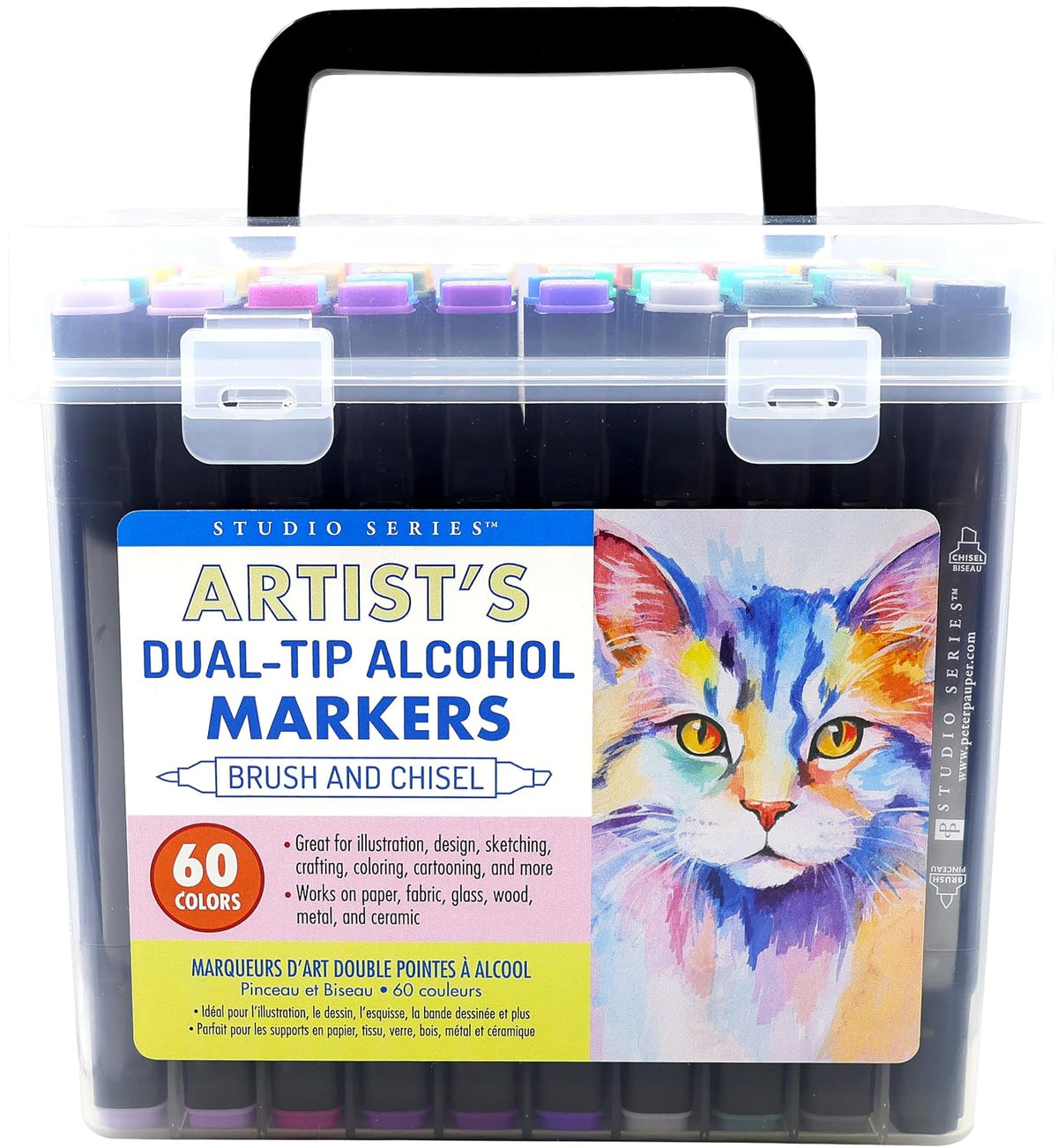 Peter Pauper Press Studio Series Dual-Tip Alcohol Marker Set
