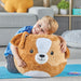 hand2mind Puppy BubblePlush 15in Yoga Ball Toy