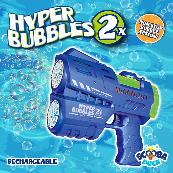 Thin Air Brands Hyper Bubbles 2X Rechargeable Bubble Blaster SD922