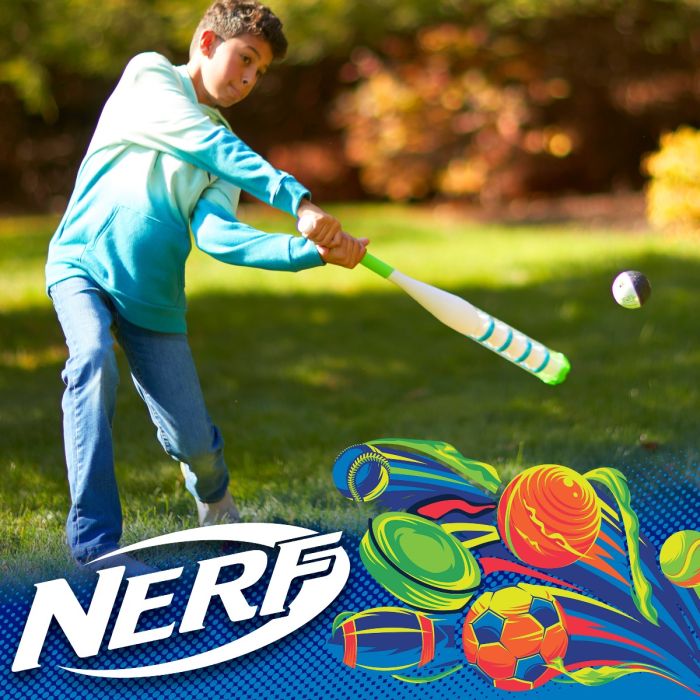 Nerf Power Blast Kids Baseball Bat and Ball Set