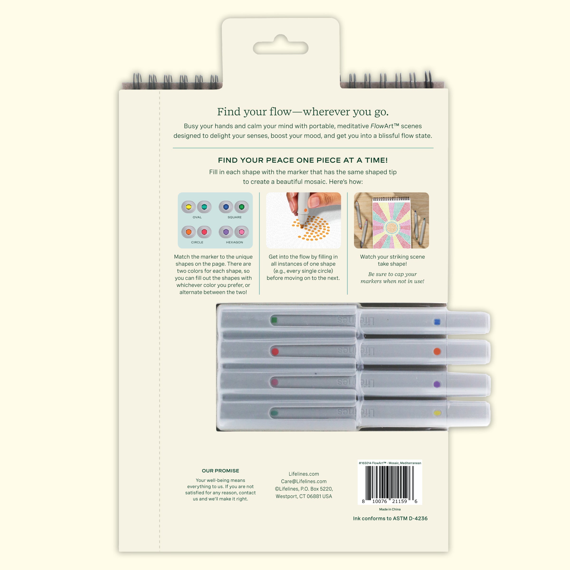 Flowart Stamp by Shape Mediterranean