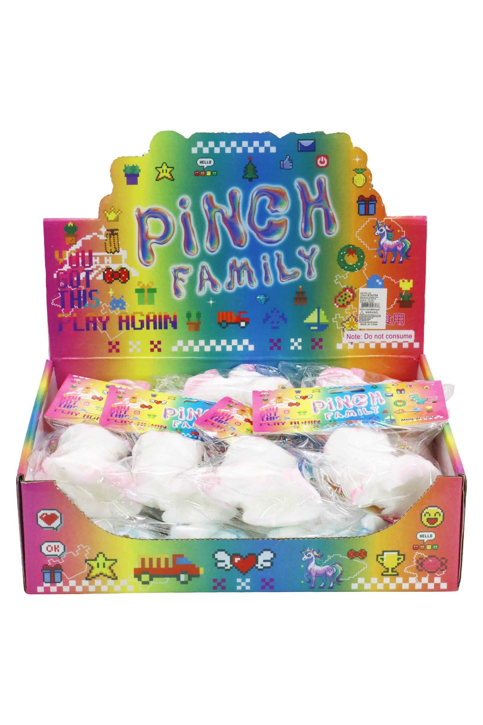 Fuzzy Persian Cat Mochi Squishy Bag