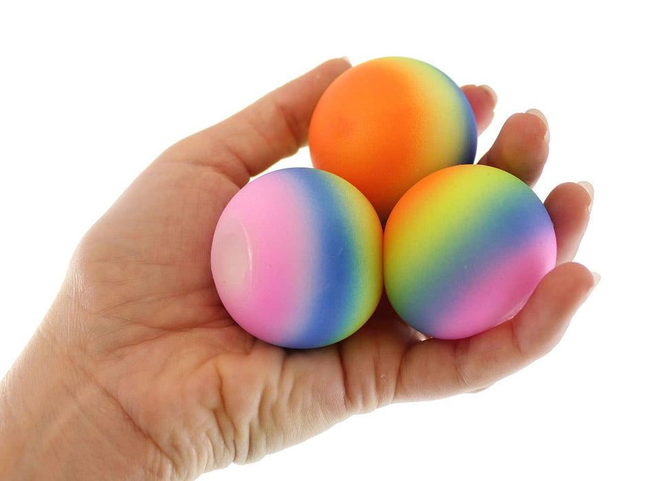 Single 1.75" Rainbow Doh Filled Stress Ball - Glob Balls Squishy OT