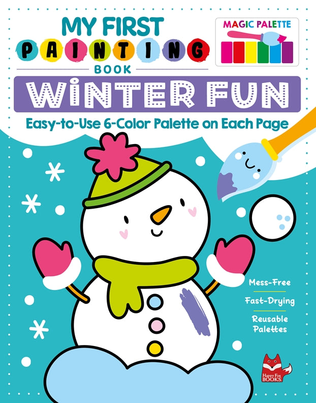 Fox Chapel Publishing My First Painting Book Winter Fun Activity Book