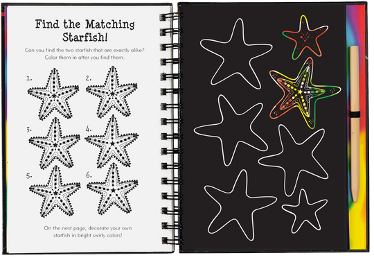 Games and Puzzles Ocean World Scratch and Sketch Book