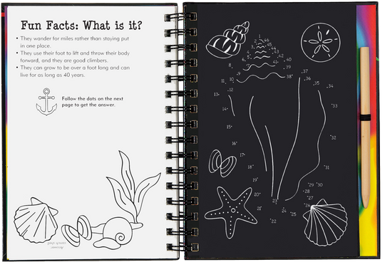 Games and Puzzles Ocean World Scratch and Sketch Book