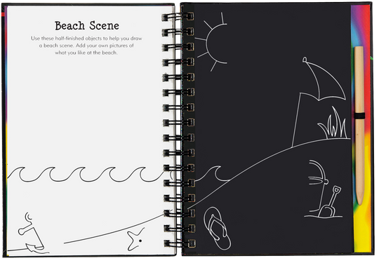 Games and Puzzles Ocean World Scratch and Sketch Book