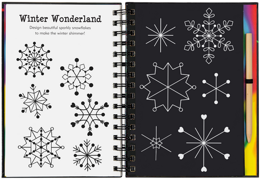 Sparkle Scratch and Sketch Book