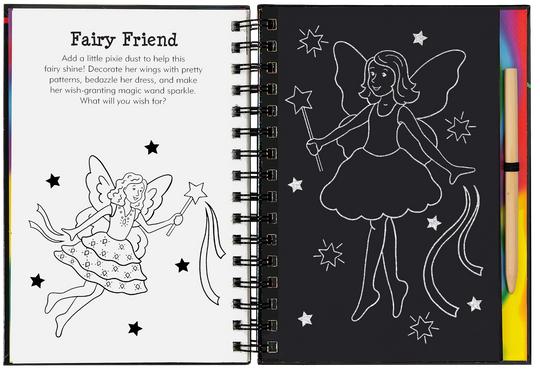 Sparkle Scratch and Sketch Book
