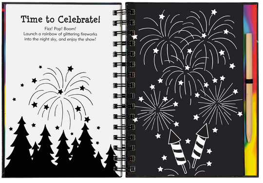 Sparkle Scratch and Sketch Book