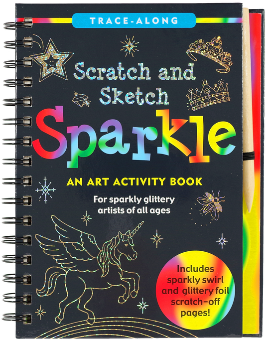 Sparkle Scratch and Sketch Book