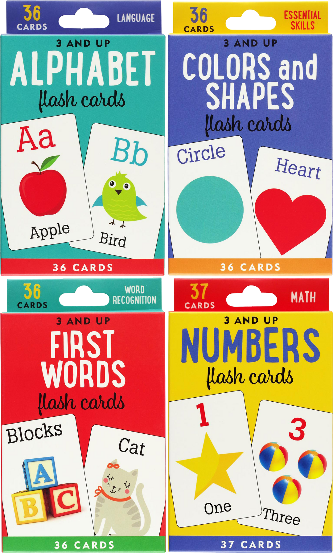 Peter Pauper Press Flash Cards Value Pack Set of 4