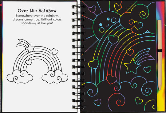 Rainbow Magic Scratch and Sketch Book