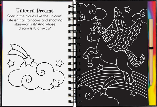 Rainbow Magic Scratch and Sketch Book