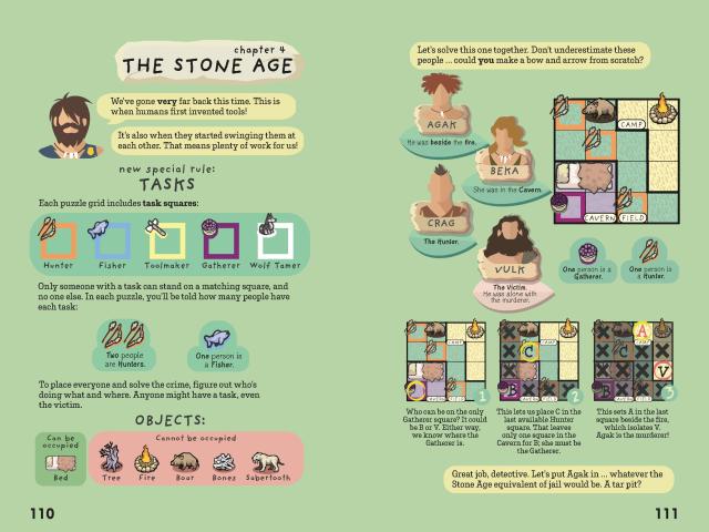 Puzzlewright Press Murdoku Back in Time Logic Puzzle Book
