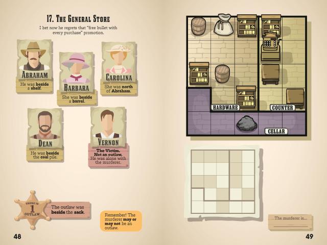 Puzzlewright Press Murdoku Back in Time Logic Puzzle Book