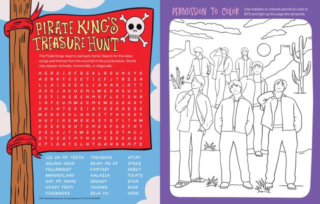 Workman Kids K-Pop Fanbook Boy Group Activity Book