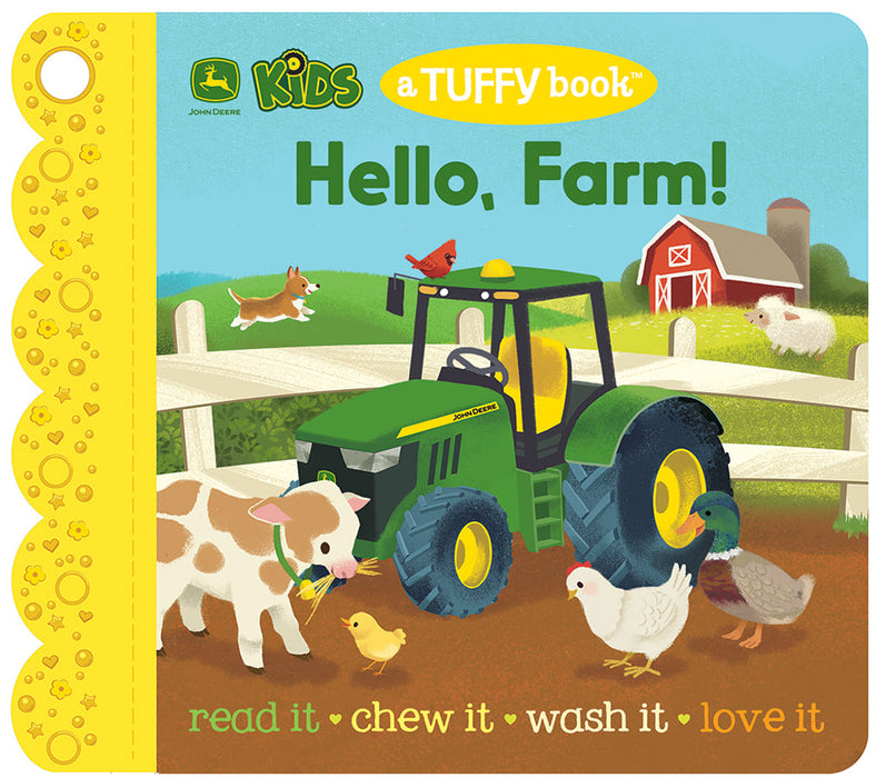 Cottage Door Press John Deere Kids Hello Farm Tuffy Book