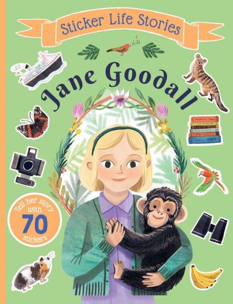 Jane Goodall Sticker Life