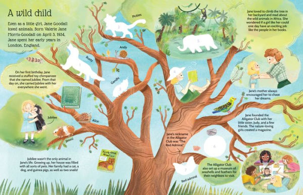 Jane Goodall Sticker Life