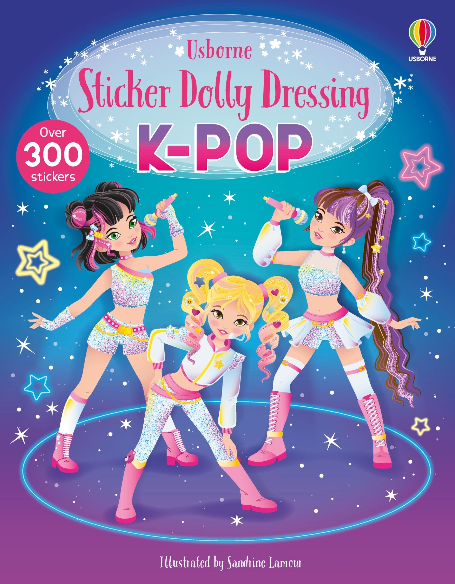 Usborne Sticker Dolly Dressing K-Pop Activity Book