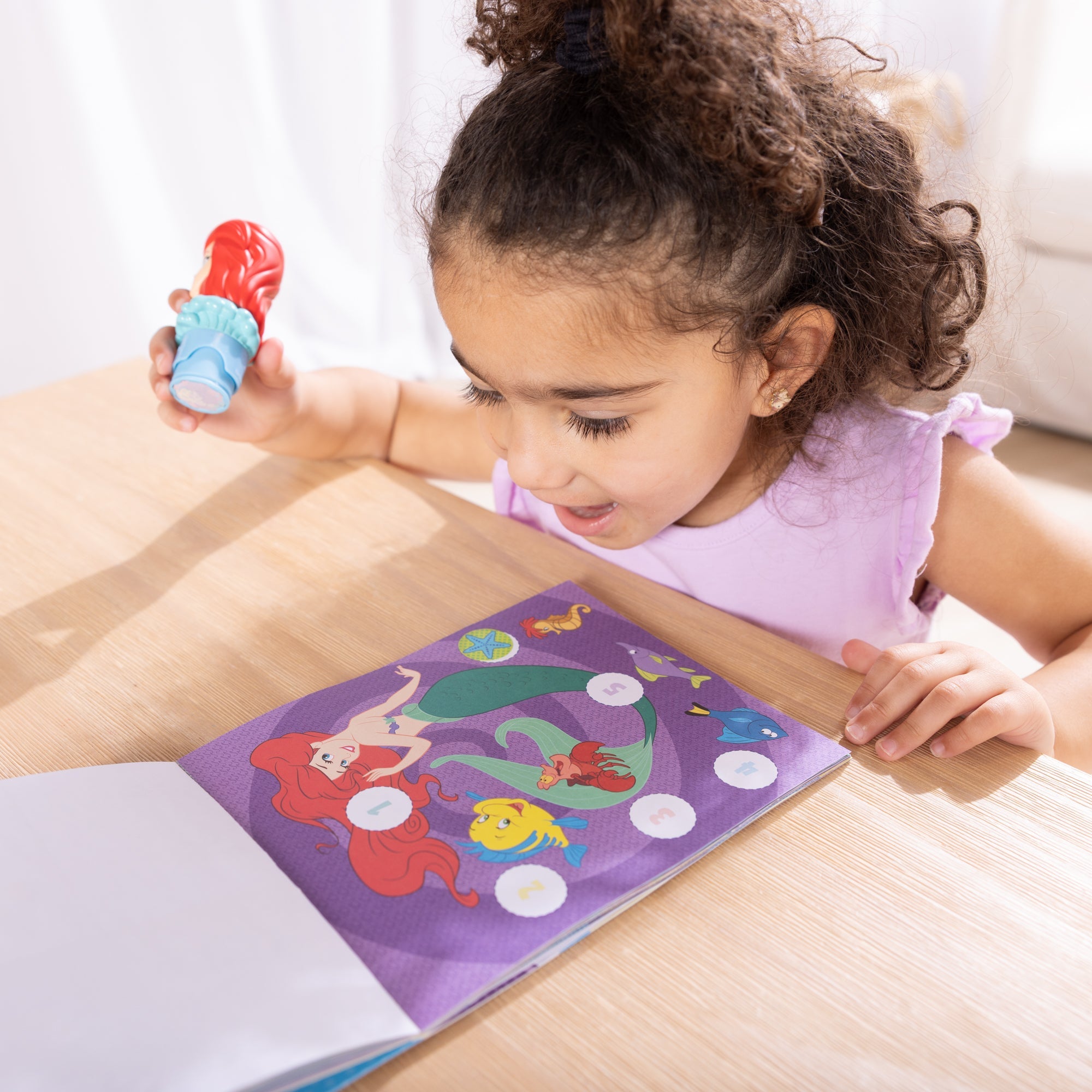 Melissa & Doug Sticker WOW! Activity Pad and Sticker Stamper Ariel