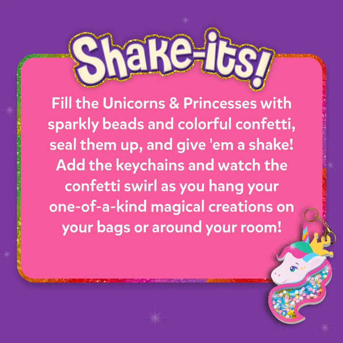 Skillmatics Shake-its Unicorns and Princesses DIY Craft Kit