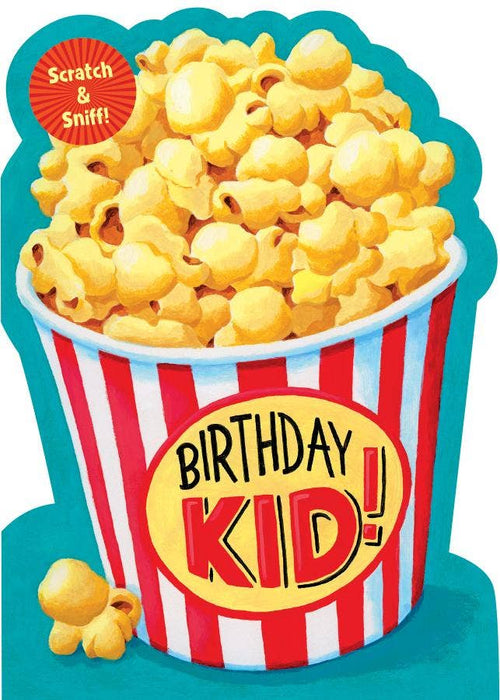 Popcorn Scratch & Sniff Card