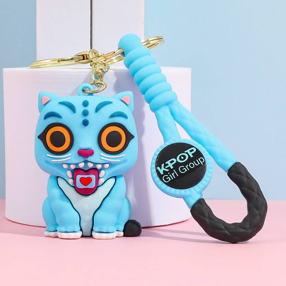 KPOP demon hunters silicone keychain