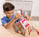 Melissa & Doug Wooden Gingerbread Playset 38-Piece Pink