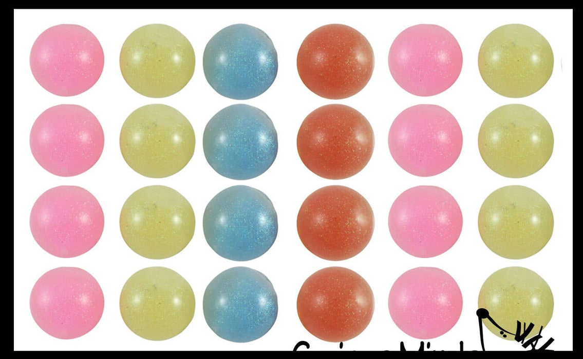 Single Small 1.5" Glitter Stress Ball