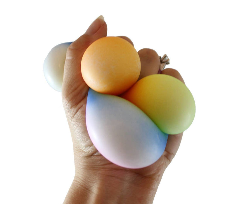 Single 1.75" Rainbow Doh Filled Stress Ball - Glob Balls Squishy OT